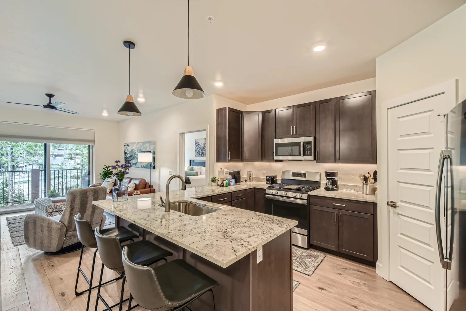 a range that matches the look and price point of the home