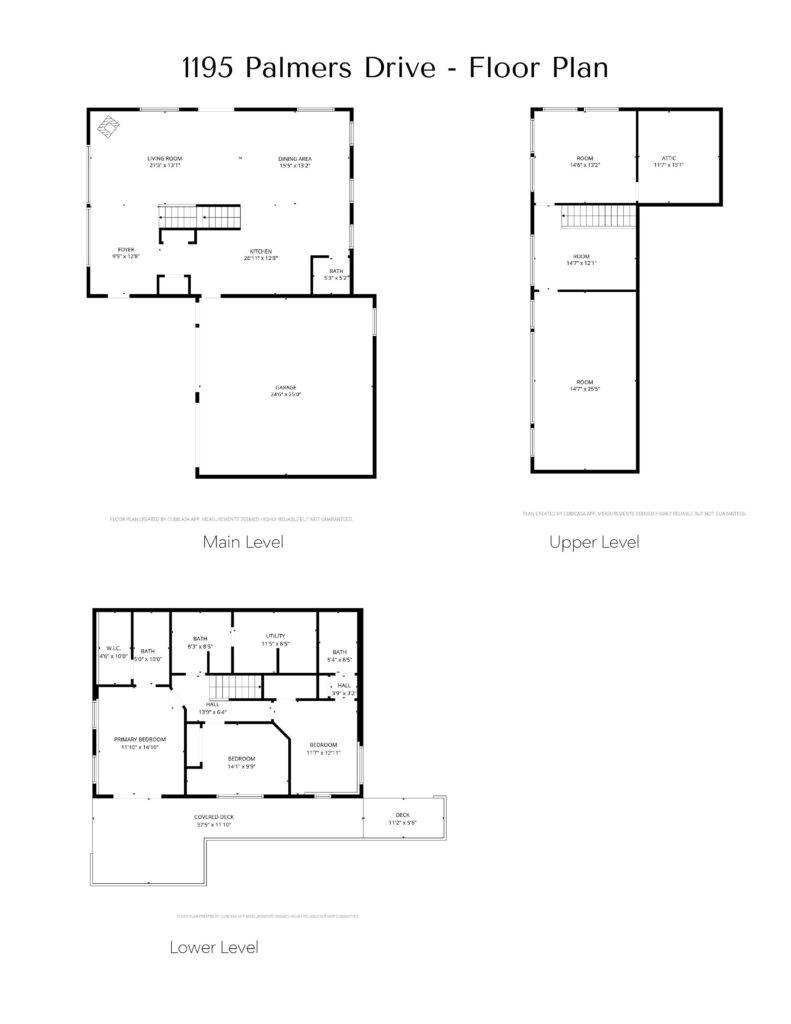 FINAL 1195 Palmers Drive Floor Plan