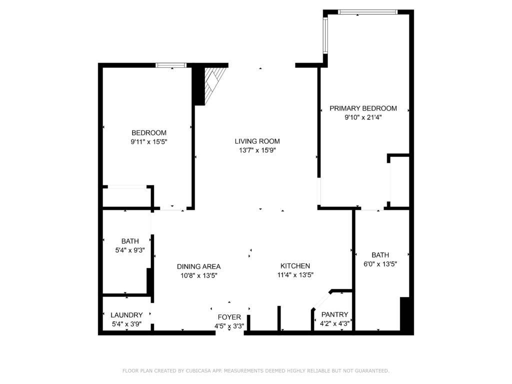 2D Floor Plan for 0081 Clearwater Way Suite 2 302