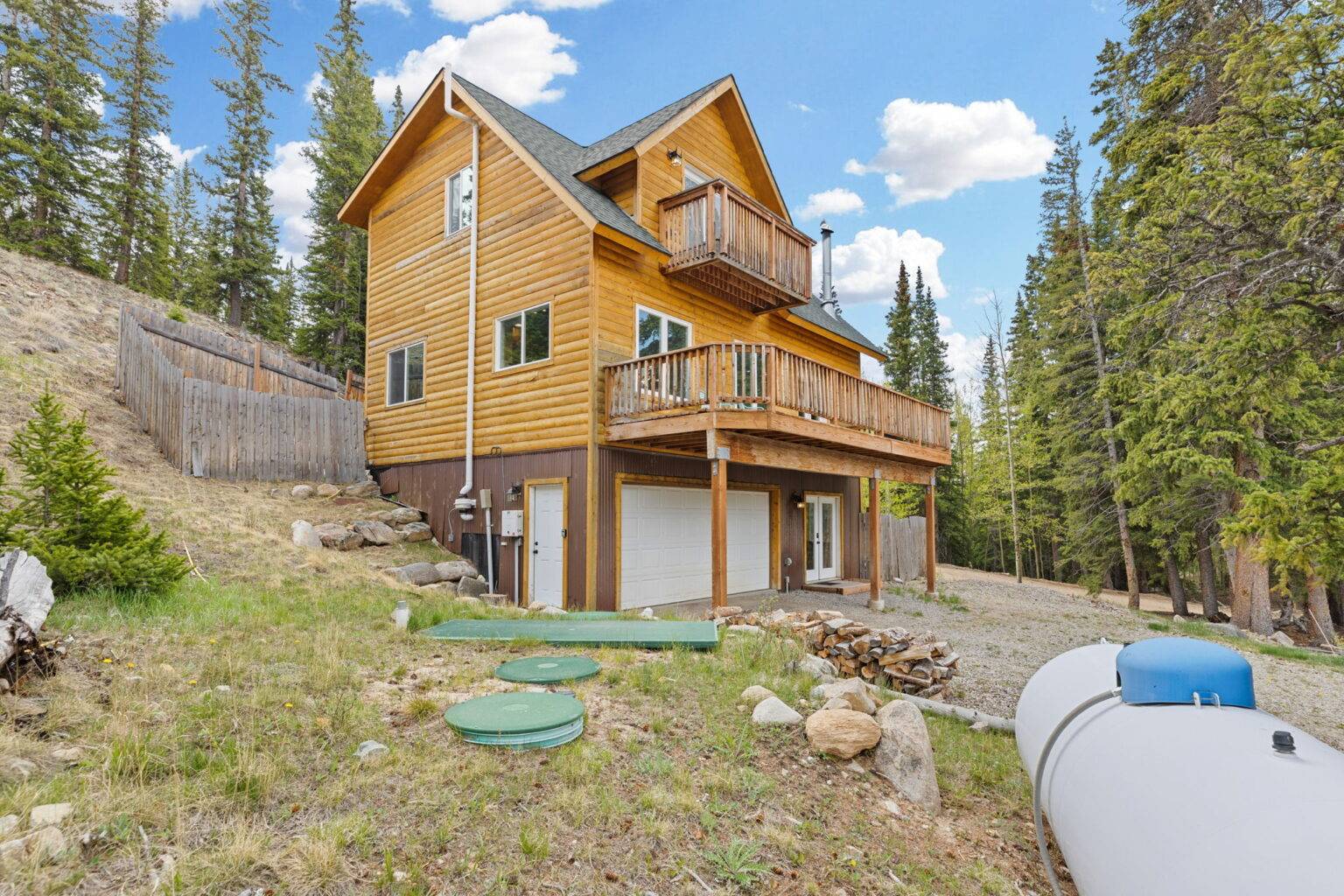 Placer Valley log home